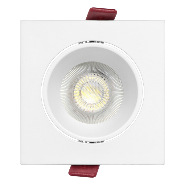 FONDI SC decorative frame for spotlight, MR16/GU10 max. 50W, square, fixed, aluminium, white